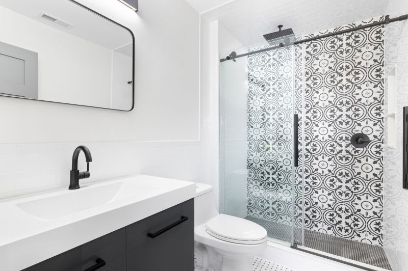 Tile-Designed Shower Space